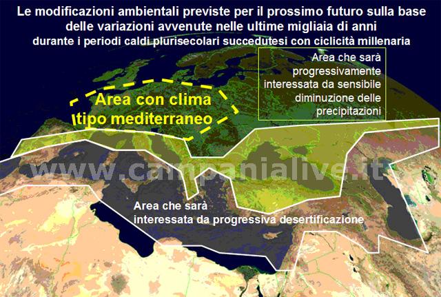 Il cambiamento climatico: 1000 anni fa, attualmente, prossimo futuro.