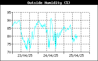 Grafico dell'umidità relativa