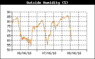 Grafico dell'umidità relativa