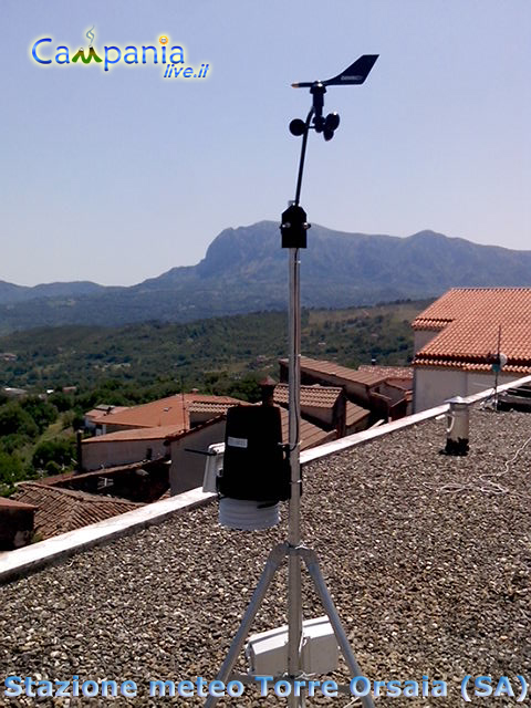 Foto della stazione meteo Torre Orsaia (SA)