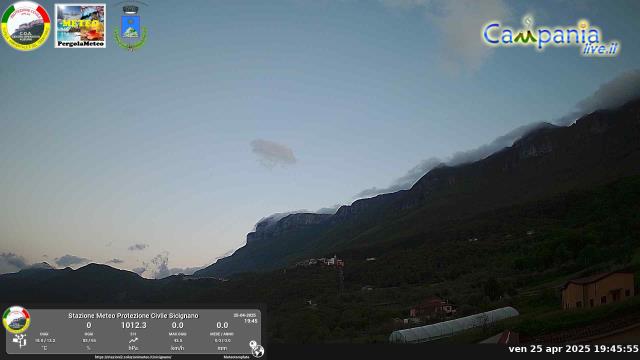 Monti Alburni (SA) live Webcam - Ultima immagine ripresa