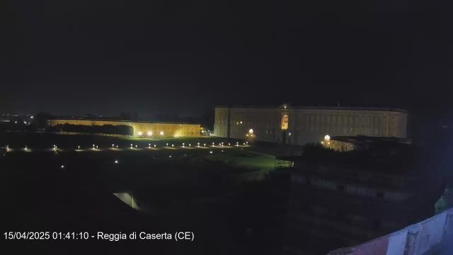 Reggia di Caserta live Webcam - Ultima immagine ripresa