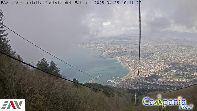 Funivia Faito (NA) live Webcam - Ultima immagine ripresa