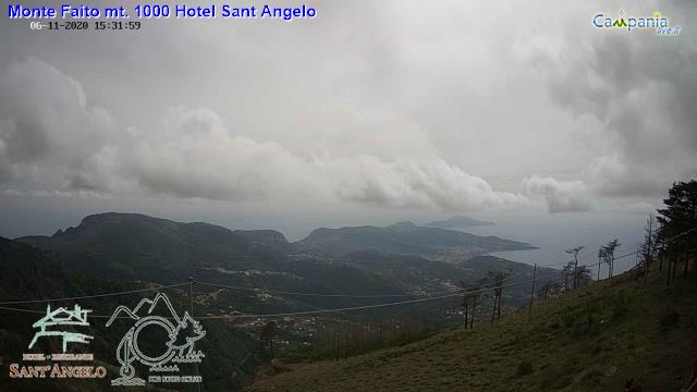 Monte Faito (NA) 1000 mt. live Webcam - Ultima immagine ripresa