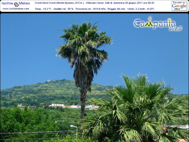 Ischia (NA) - Monte Epomeo live Webcam - Ultima immagine ripresa