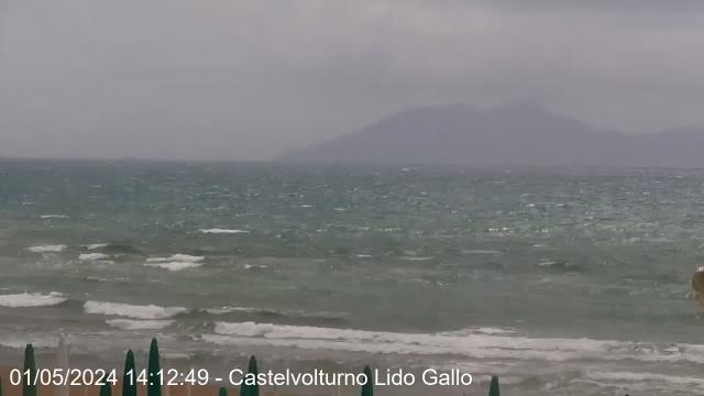 Ischitella (CE) Lido Gallo live Webcam - Ultima immagine ripresa