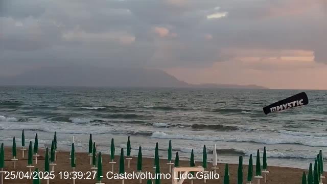 Ischitella (CE) Lido Gallo live Webcam - Ultima immagine ripresa