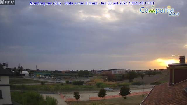 immagine della webcam nei dintorni di Minturno: webcam Mondragone