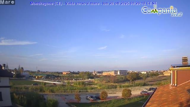 immagine della webcam nei dintorni di Bellona: webcam Mondragone
