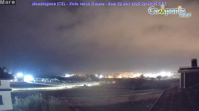 immagine della webcam nei dintorni di Gaeta: webcam Mondragone