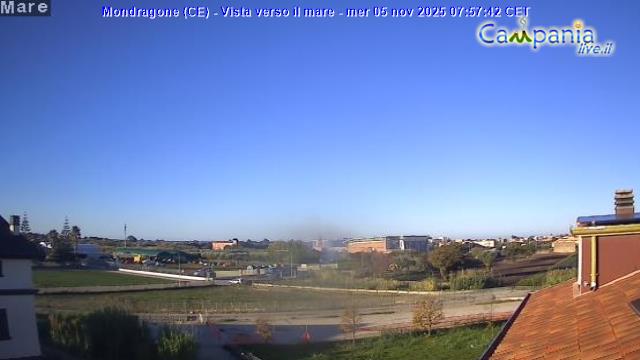 immagine della webcam nei dintorni di Scauri: webcam Mondragone