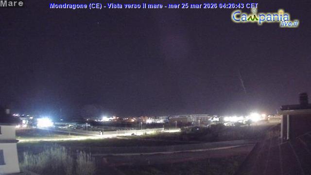 immagine della webcam nei dintorni di Scauri: webcam Mondragone