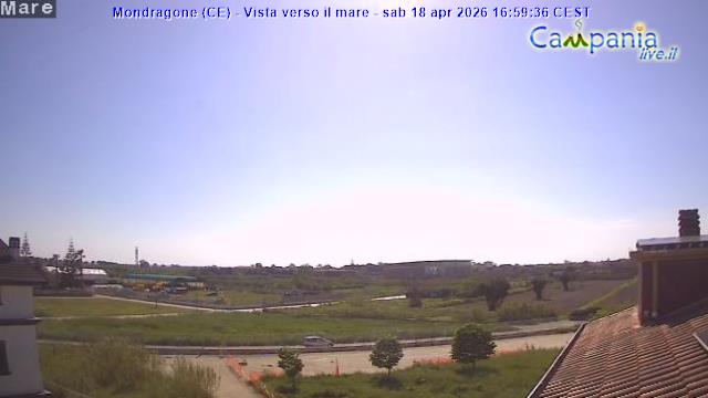 immagine della webcam nei dintorni di Pignataro Maggiore: webcam Mondragone