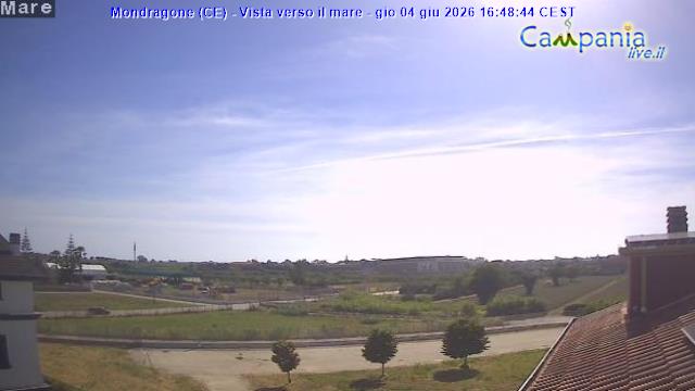 immagine della webcam nei dintorni di Lago Patria: webcam Mondragone