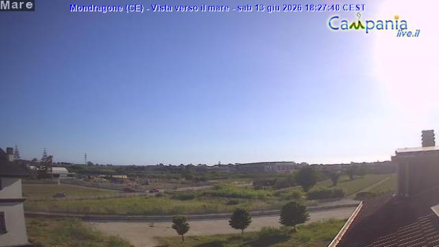 immagine della webcam nei dintorni di Crocelle: webcam Mondragone