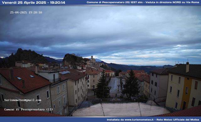 Pescopennataro (IS) live Webcam - Ultima immagine ripresa