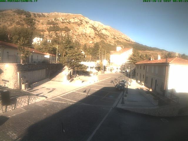 Rocca di Cambio (AQ) live Webcam - Ultima immagine ripresa