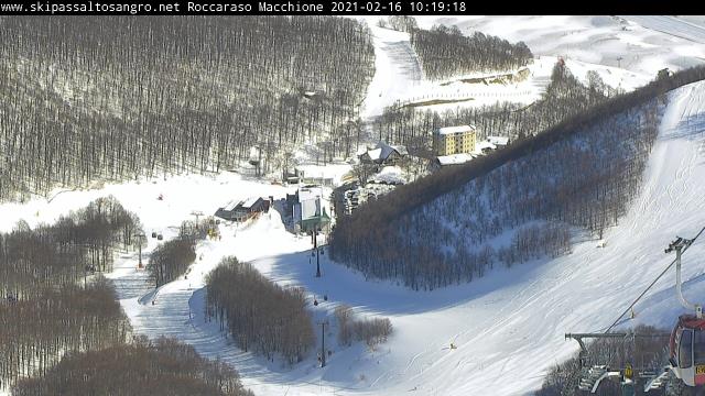 Roccaraso (AQ) Aremogna mt. 1500 live Webcam - Ultima immagine ripresa