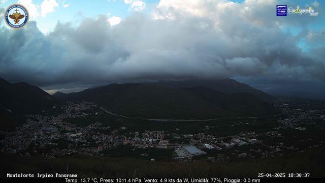 Monteforte Irpino (AV) live Webcam - Ultima immagine ripresa