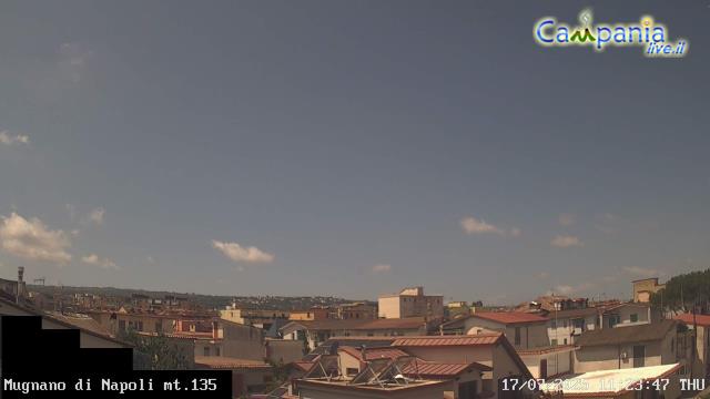 immagine della webcam nei dintorni di Napoli Capodichino: webcam Mugnano di Napoli