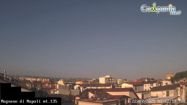 immagine della webcam nei dintorni di Giugliano in Campania: webcam Mugnano di Napoli