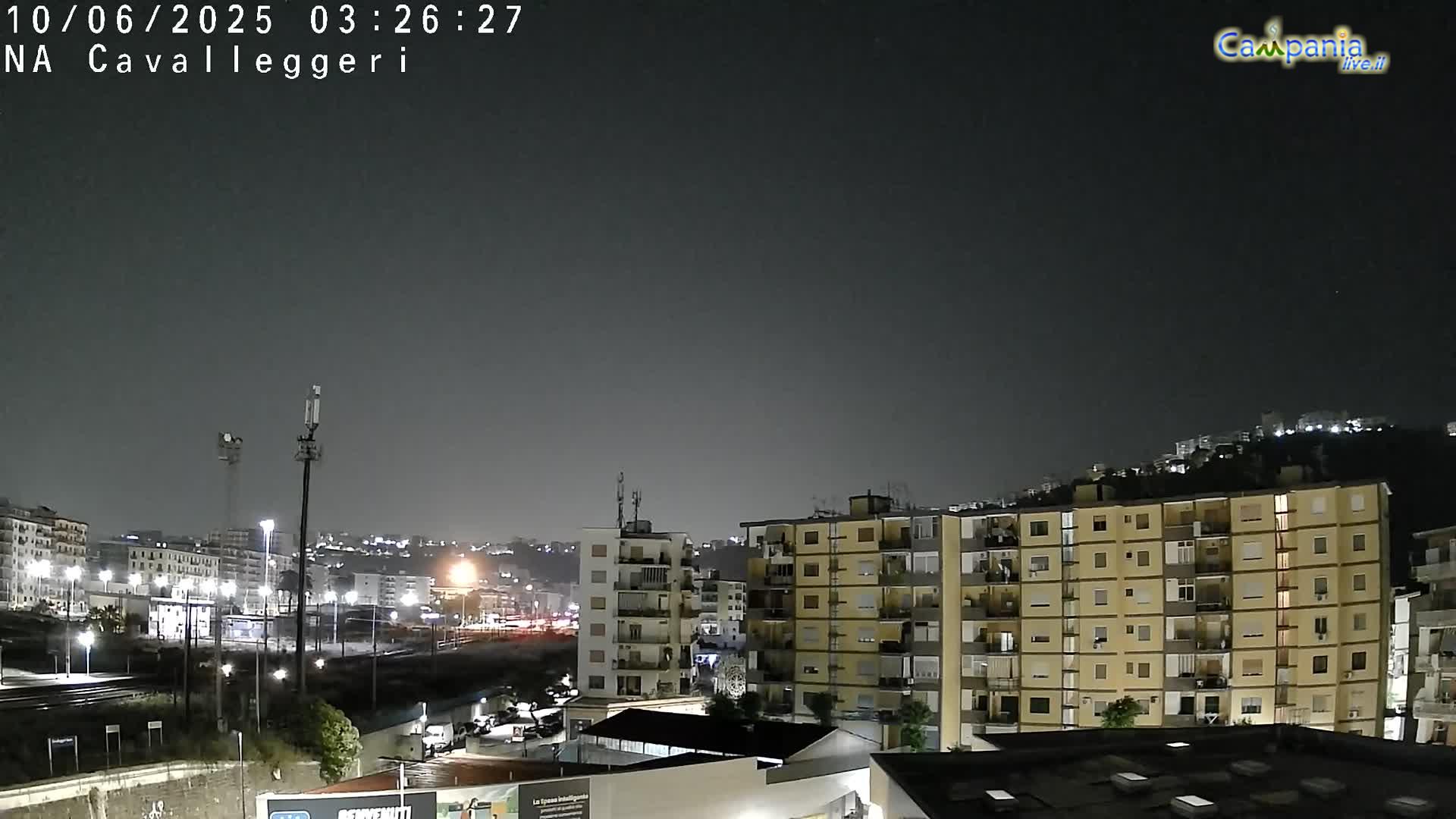 Napoli Cavalleggeri live Webcam - Ultima immagine ripresa Napoli Cavalleggeri live Webcam - Ultima immagine ripresa