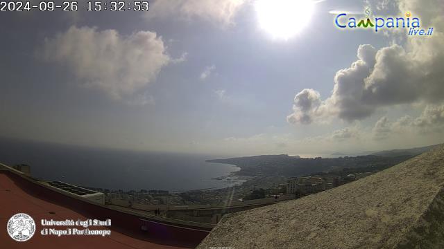 Napoli Mergellina e golfo live Webcam - Ultima immagine ripresa