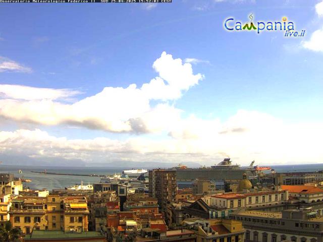 Napoli il porto live Webcam - Ultima immagine ripresa