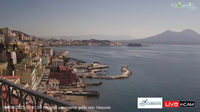 Live webcam image of Vesuvius Volcano