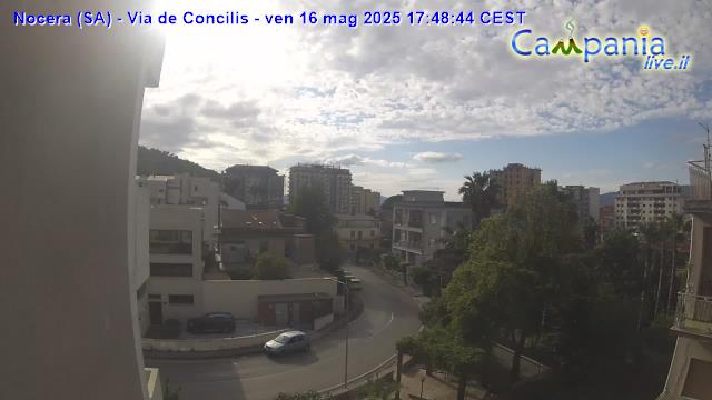 immagine della webcam nei dintorni di Piano di Sorrento: webcam Nocera Inferiore
