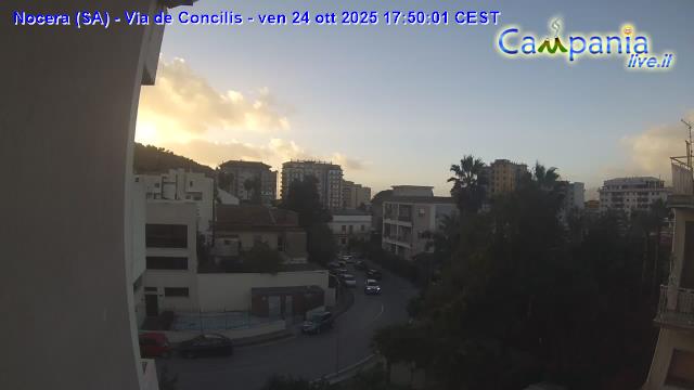 immagine della webcam nei dintorni di Cetara: webcam Nocera Inferiore