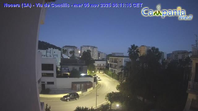 immagine della webcam nei dintorni di Amalfi: webcam Nocera Inferiore