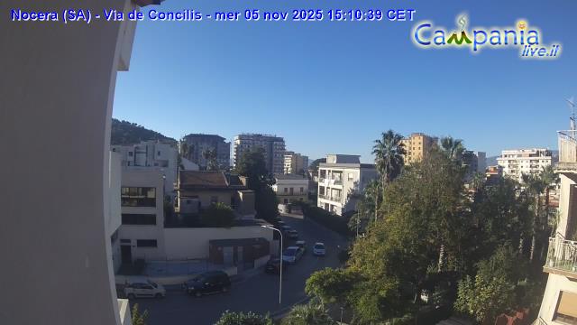 immagine della webcam nei dintorni di Amalfi: webcam Nocera Inferiore