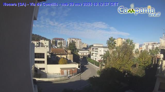 immagine della webcam nei dintorni di Ospedaletto d'Alpinolo: webcam Nocera Inferiore