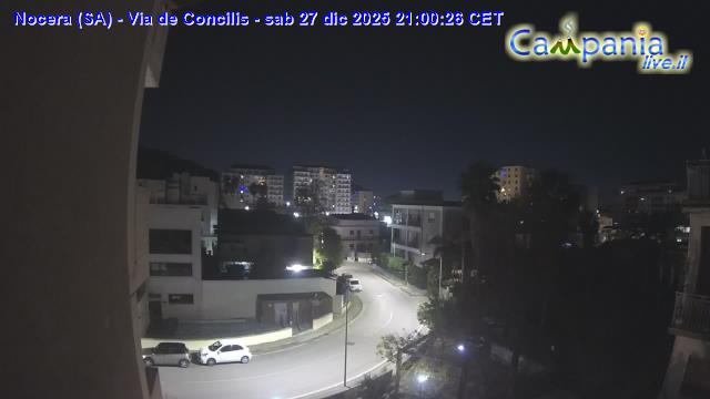 immagine della webcam nei dintorni di Vietri sul Mare: webcam Nocera Inferiore