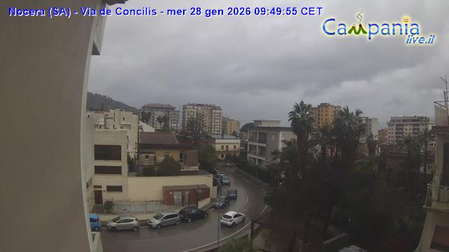 immagine della webcam nei dintorni di Vietri sul Mare: webcam Nocera Inferiore