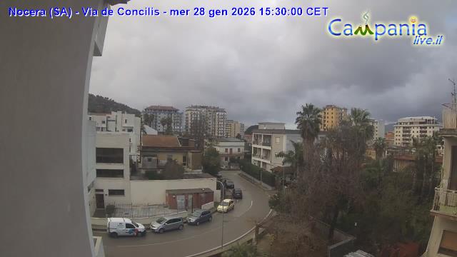 immagine della webcam nei dintorni di Ospedaletto d'Alpinolo: webcam Nocera Inferiore