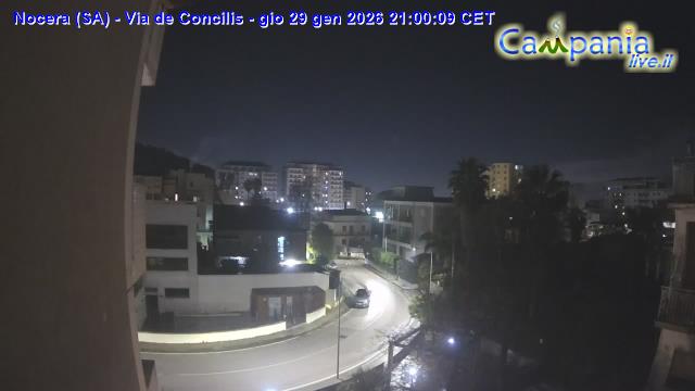 immagine della webcam nei dintorni di Cava de' Tirreni: webcam Nocera Inferiore