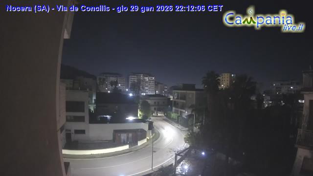 immagine della webcam nei dintorni di Cava de' Tirreni: webcam Nocera Inferiore