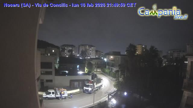 immagine della webcam nei dintorni di Praiano: webcam Nocera Inferiore