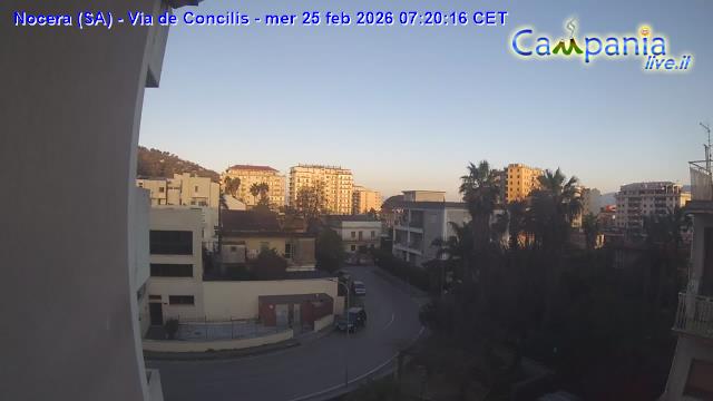 immagine della webcam nei dintorni di Positano: webcam Nocera Inferiore