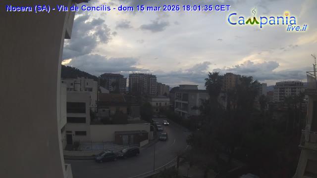 immagine della webcam nei dintorni di Vietri sul Mare: webcam Nocera Inferiore