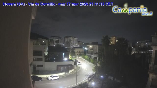 immagine della webcam nei dintorni di Cava de' Tirreni: webcam Nocera Inferiore