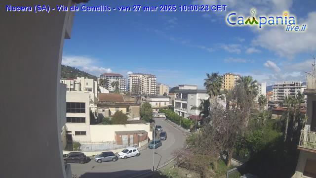 immagine della webcam nei dintorni di Sant'Agata sui Due Golfi: webcam Nocera Inferiore