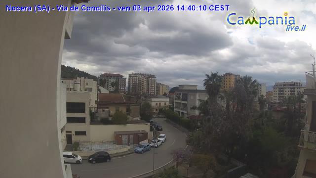 immagine della webcam nei dintorni di Vietri sul Mare: webcam Nocera Inferiore