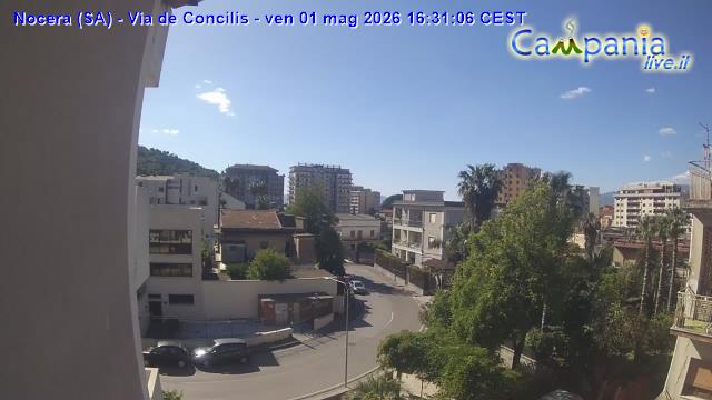 immagine della webcam nei dintorni di Amalfi: webcam Nocera Inferiore