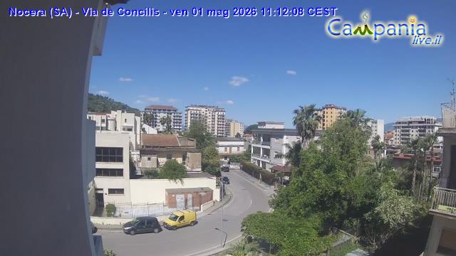 immagine della webcam nei dintorni di Praiano: webcam Nocera Inferiore