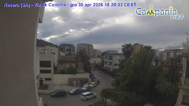 immagine della webcam nei dintorni di Sorrento: webcam Nocera Inferiore