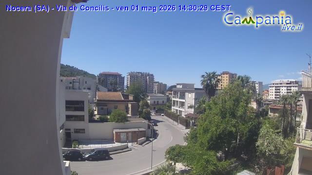 immagine della webcam nei dintorni di Praiano: webcam Nocera Inferiore