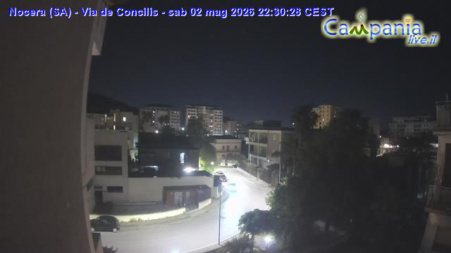 immagine della webcam nei dintorni di Cava de' Tirreni: webcam Nocera Inferiore